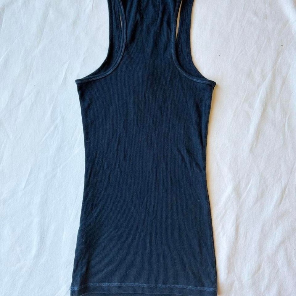 Y2K hollister cami tank top navy rhinestone embellishments size small - Picture 8 of 8
